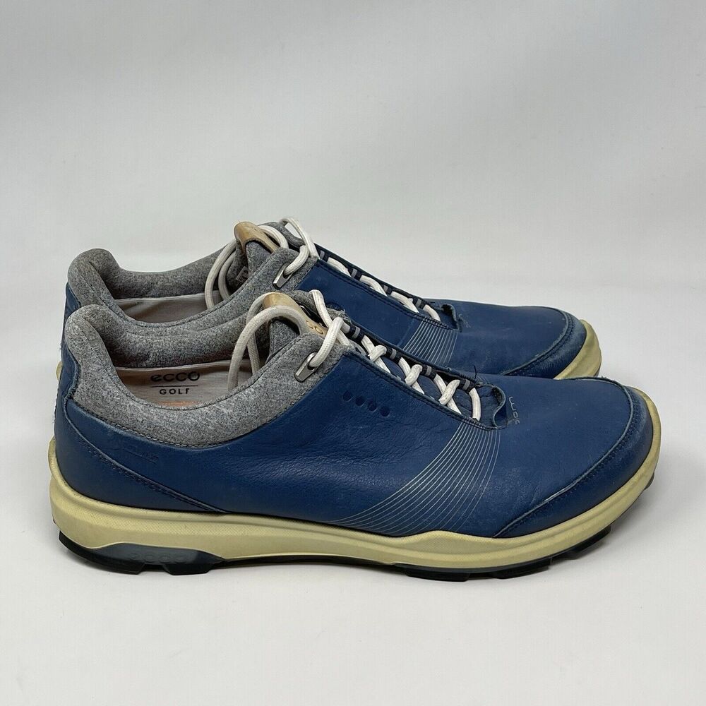 Ecco Biom Hybrid 3 Goretex Golf Shoes Womens 9 Blue Yak Leather Spikeless